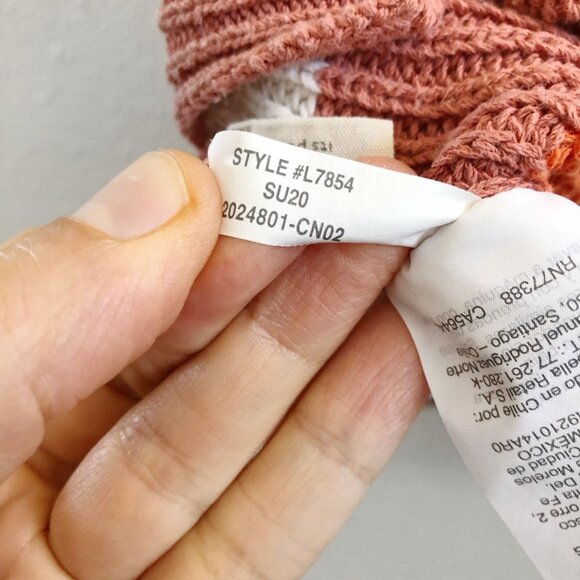 MADEWELL Striped Grandfield Tie-Strap Sweater Tank No Size Tag Check Measurement - Picture 9 of 11